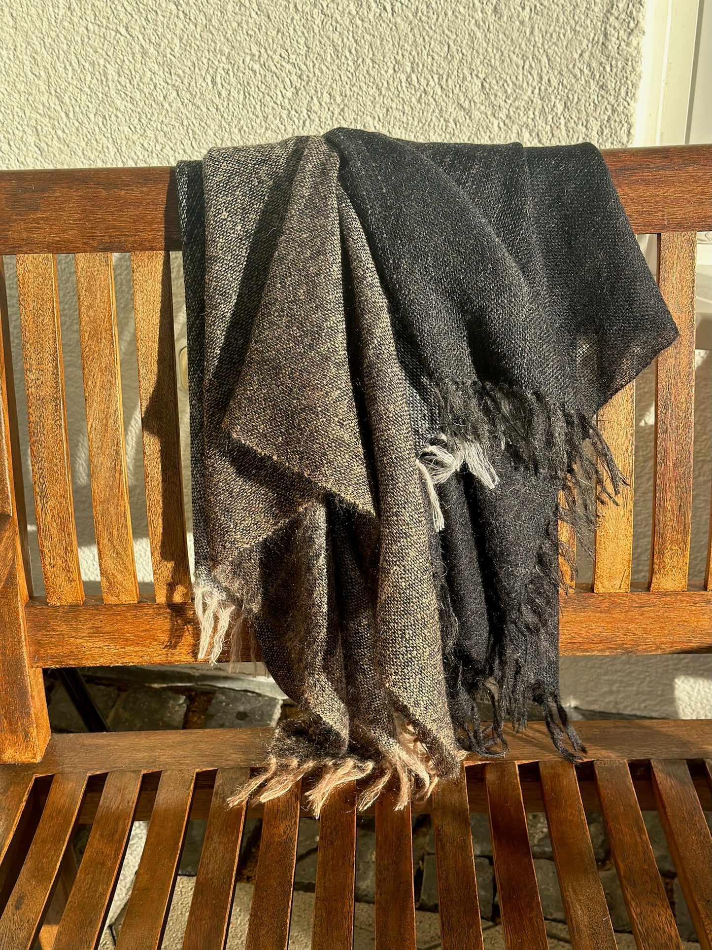 Woven-schwarz/blau-beige/grau