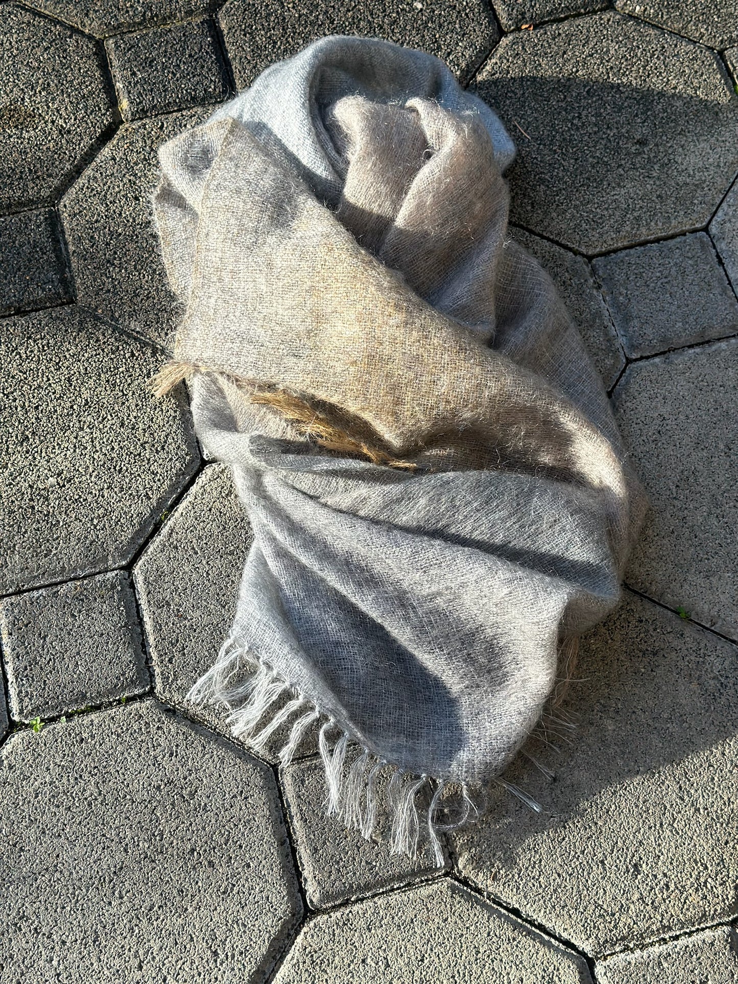 Woven-grau/beige