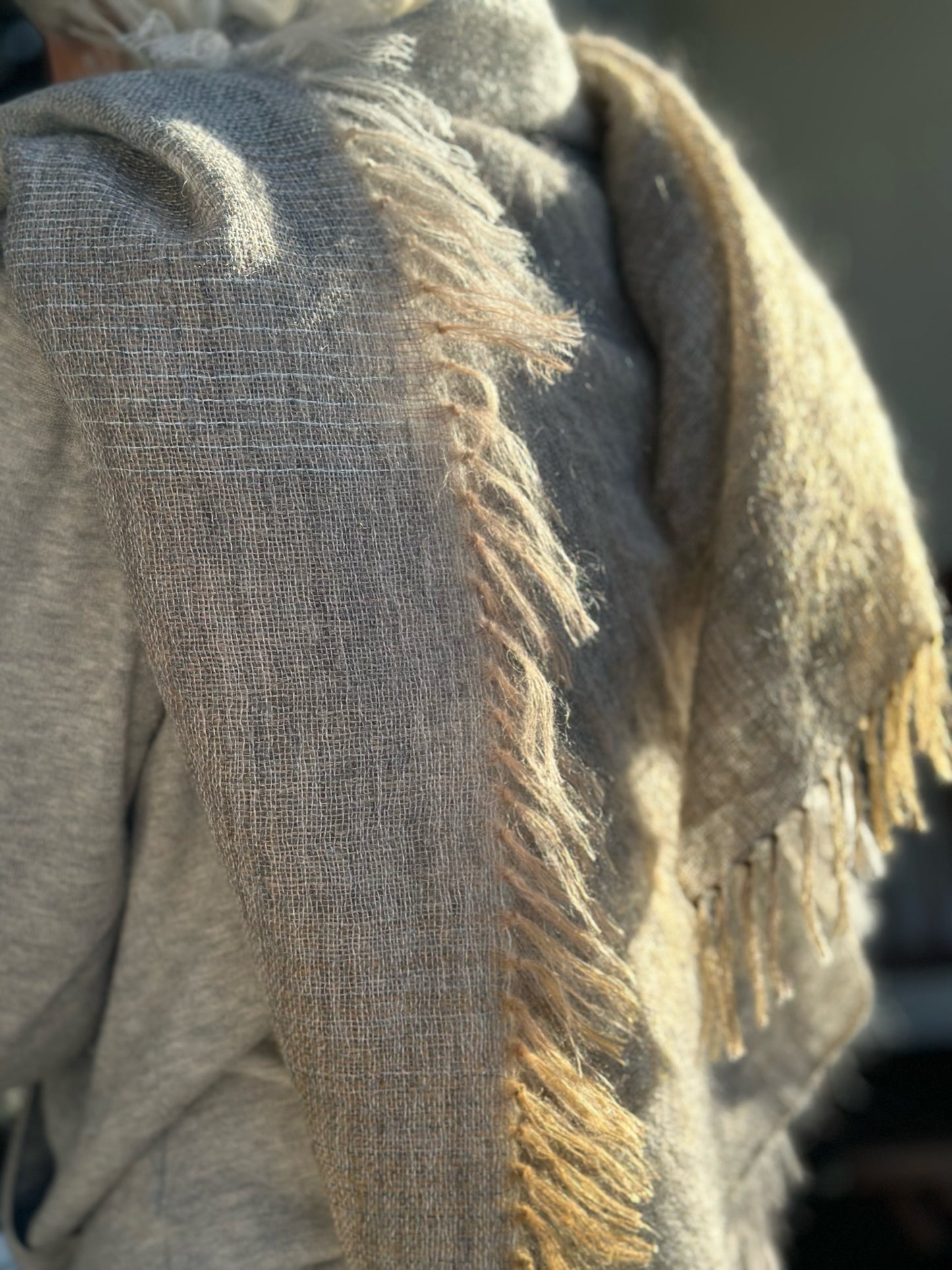 Woven-grau/beige