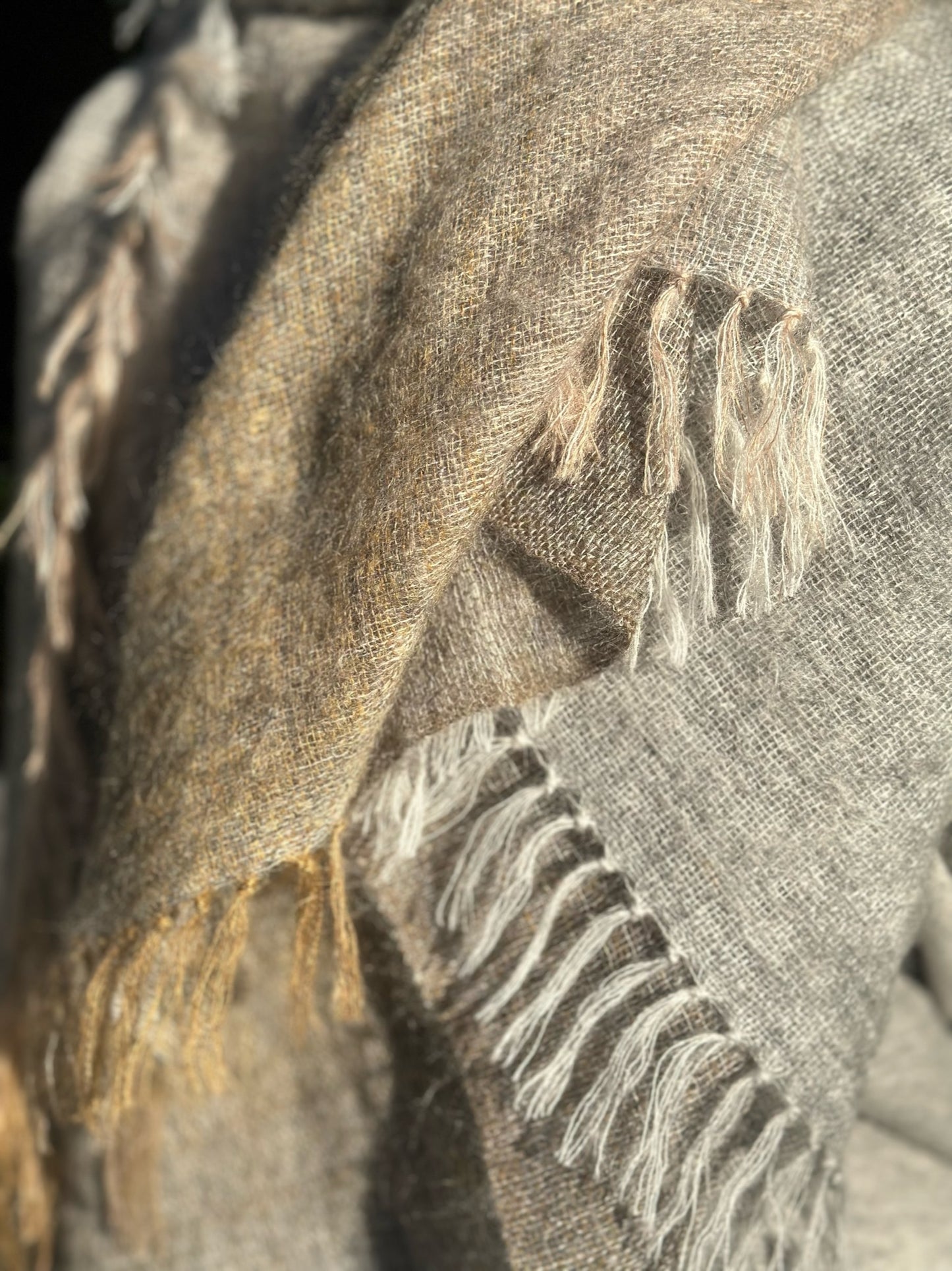 Woven-grau/beige