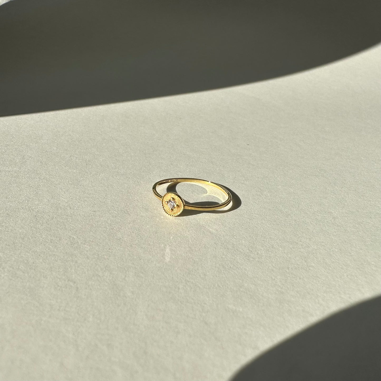 Single Diamond Ring