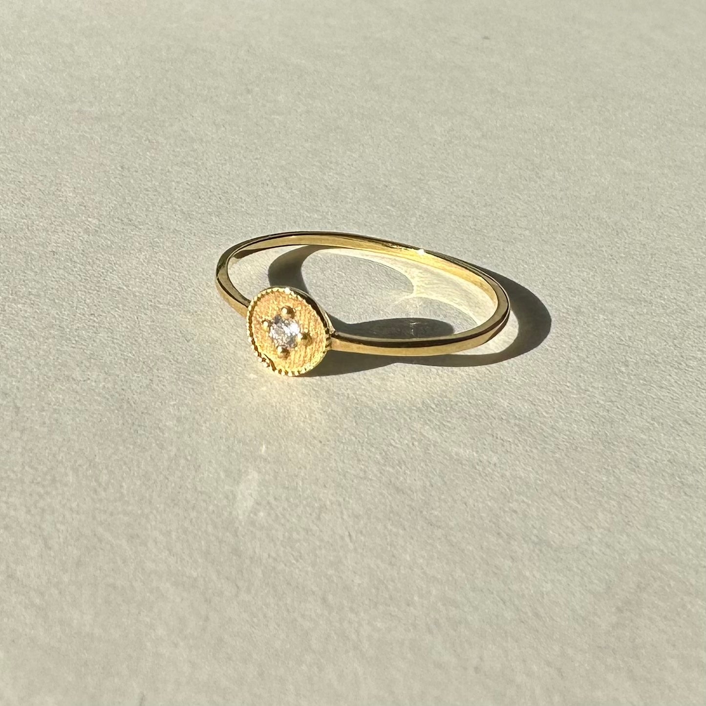 Single Diamond Ring