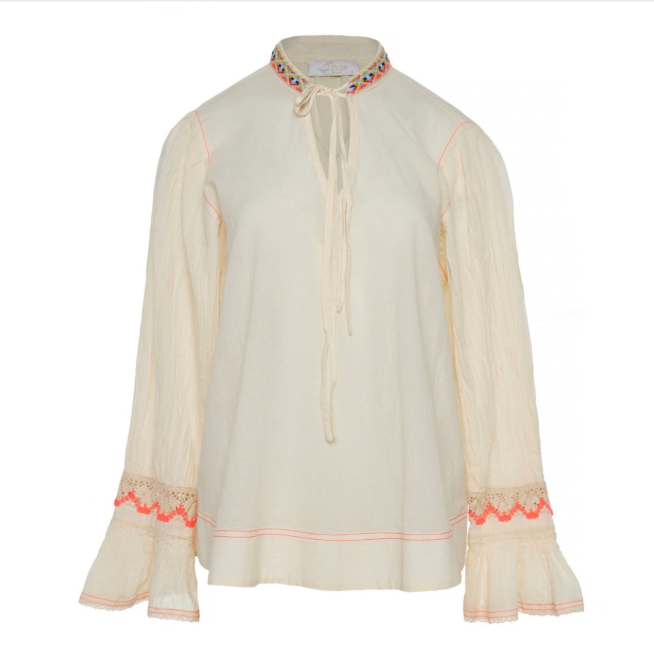 Rainbow Embroidery Blouse