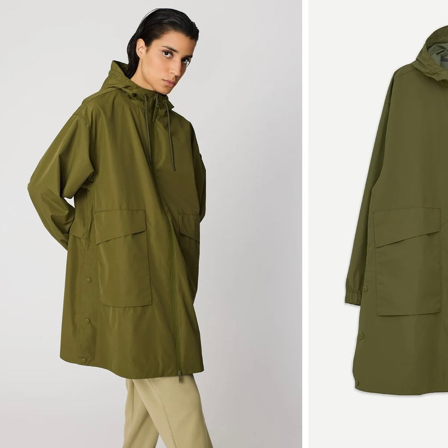 NEBBIA Regenmantel - Winter Moss